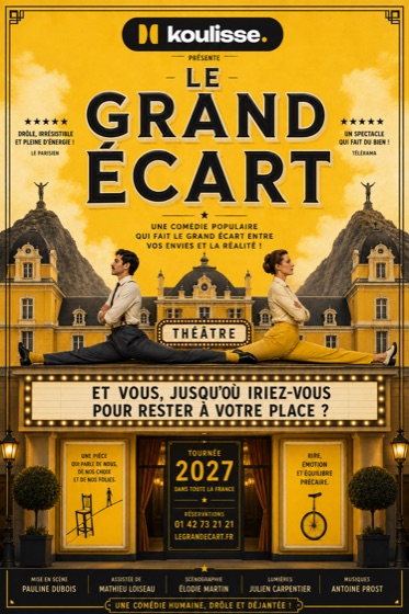 Affiche du spectacle Le Grand Écart